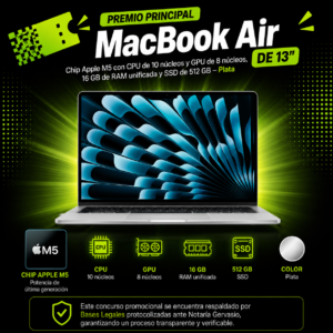 G-Pass |  MacBook Air de 13" Chip Apple M5